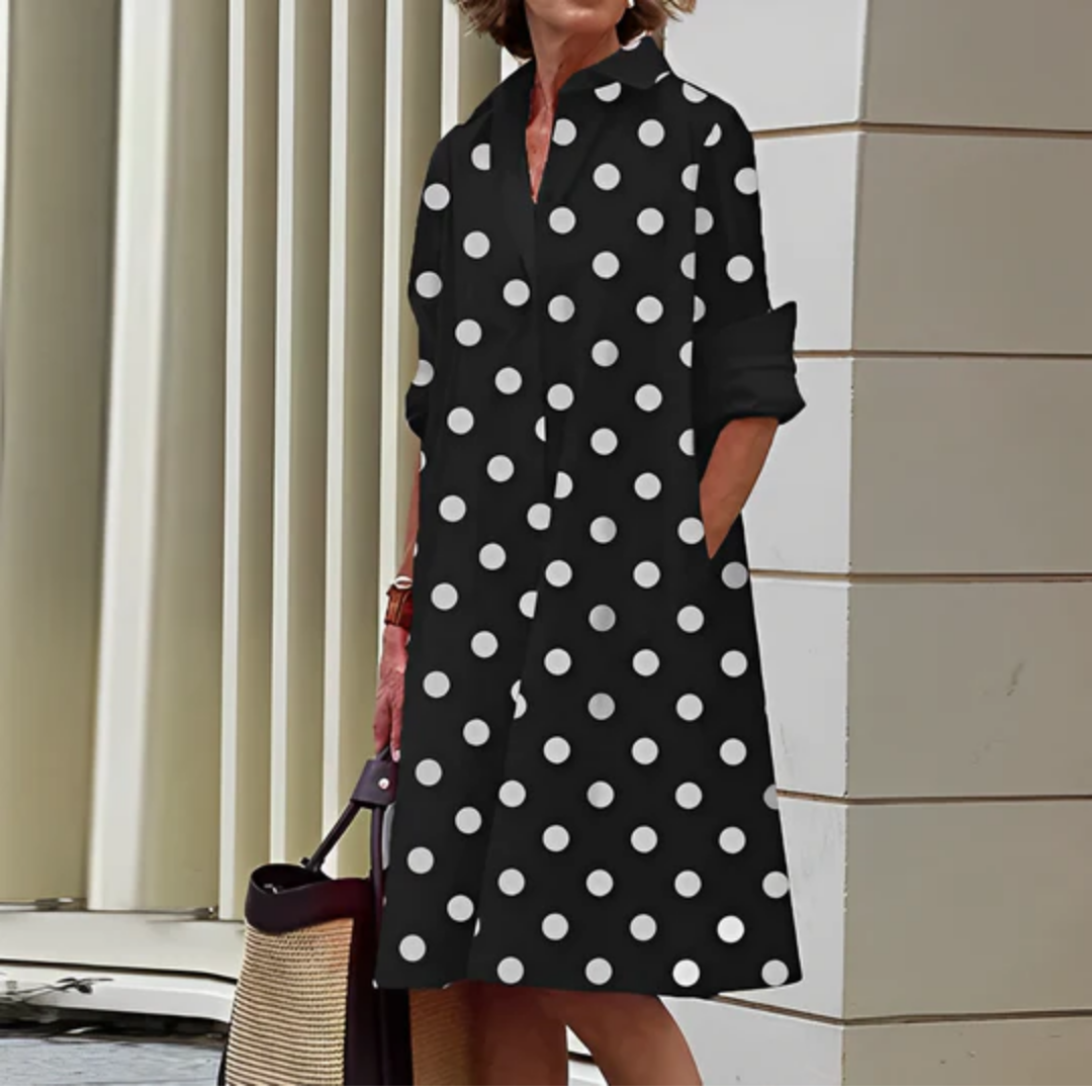 Women's Formal Oversized Shirt Dress | Midi