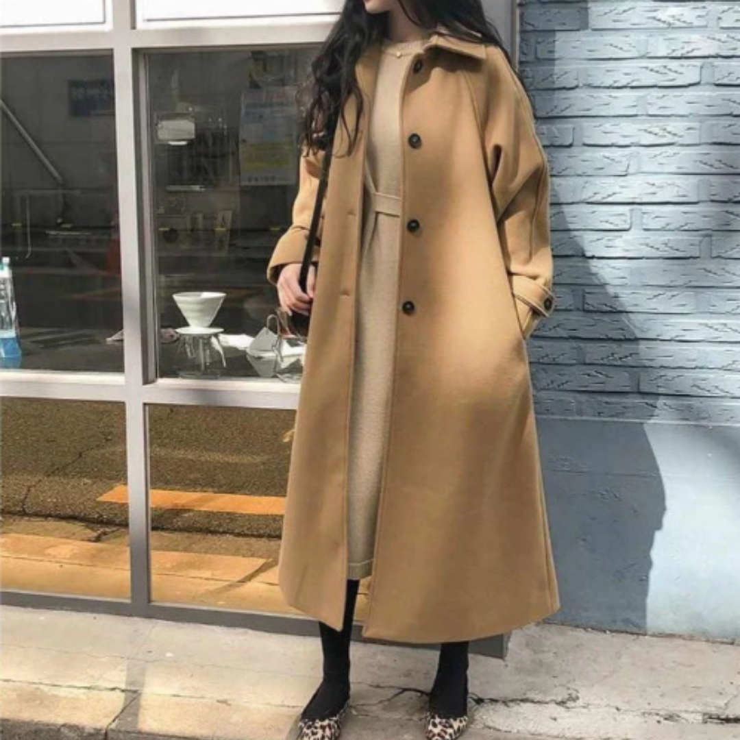 Women's Elegant Winter Trench Coat | Long
