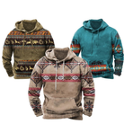 Herren Langarm Gedruckt Warme Kapuzenpulli | Winter