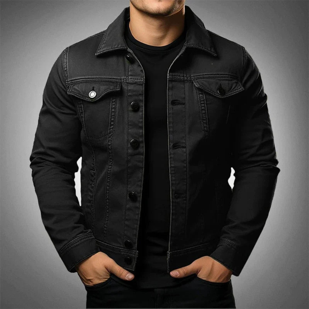 Ribone | Herren Knopf Daunen Hemd Jacke | Winter
