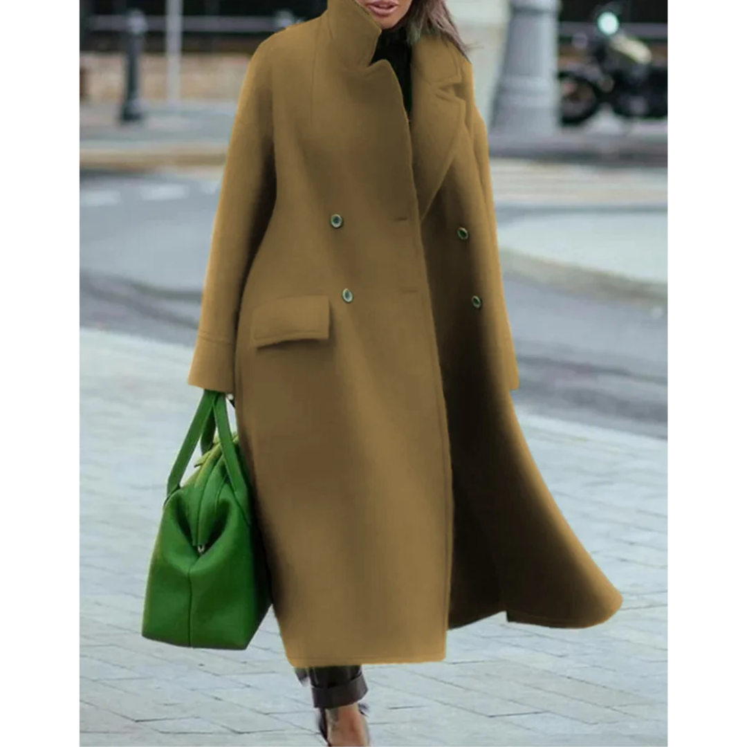 Damen Lange Winter Warme Mantel | Trench