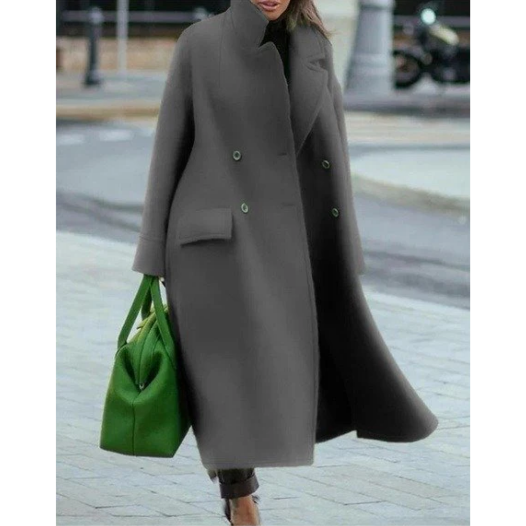 Damen Lange Winter Warme Mantel | Trench