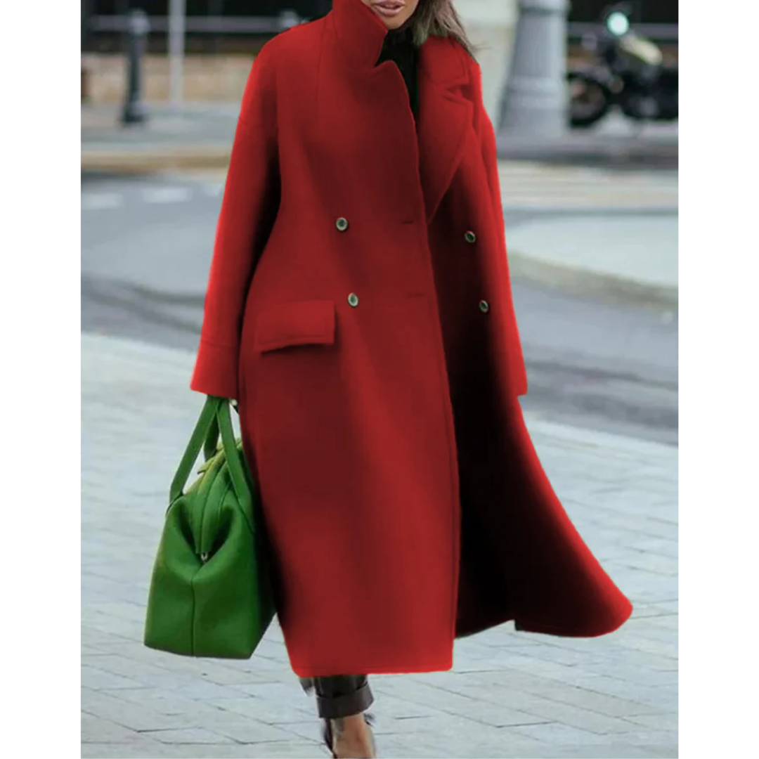 Damen Lange Winter Warme Mantel | Trench