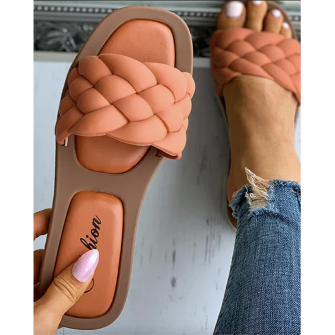 Women's Slip On Walking Sandals | Flat