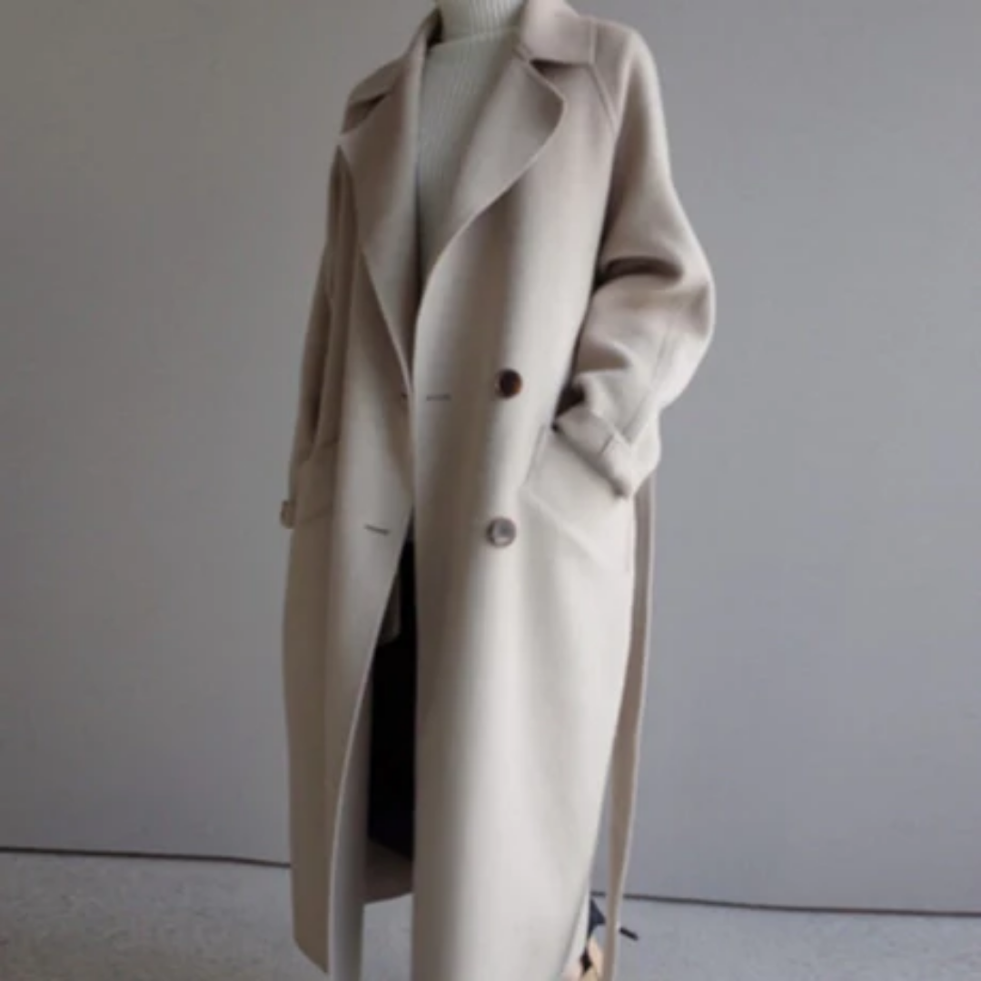 Women's Classic Winter Trench Coat | Long