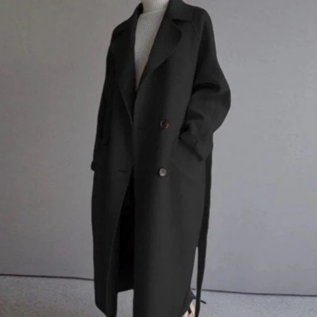 Women's Classic Winter Trench Coat | Long