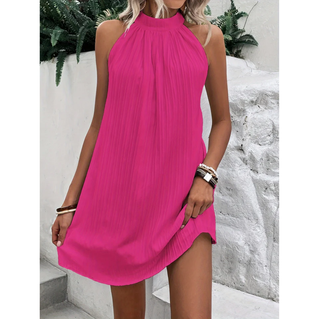 Women's Fancy Summer Halter Dress | Mini