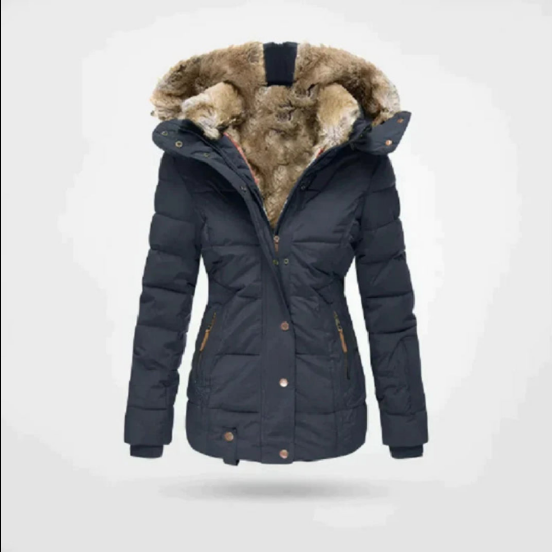 Women's Heated Winter Puffer Parka Jacket | Short