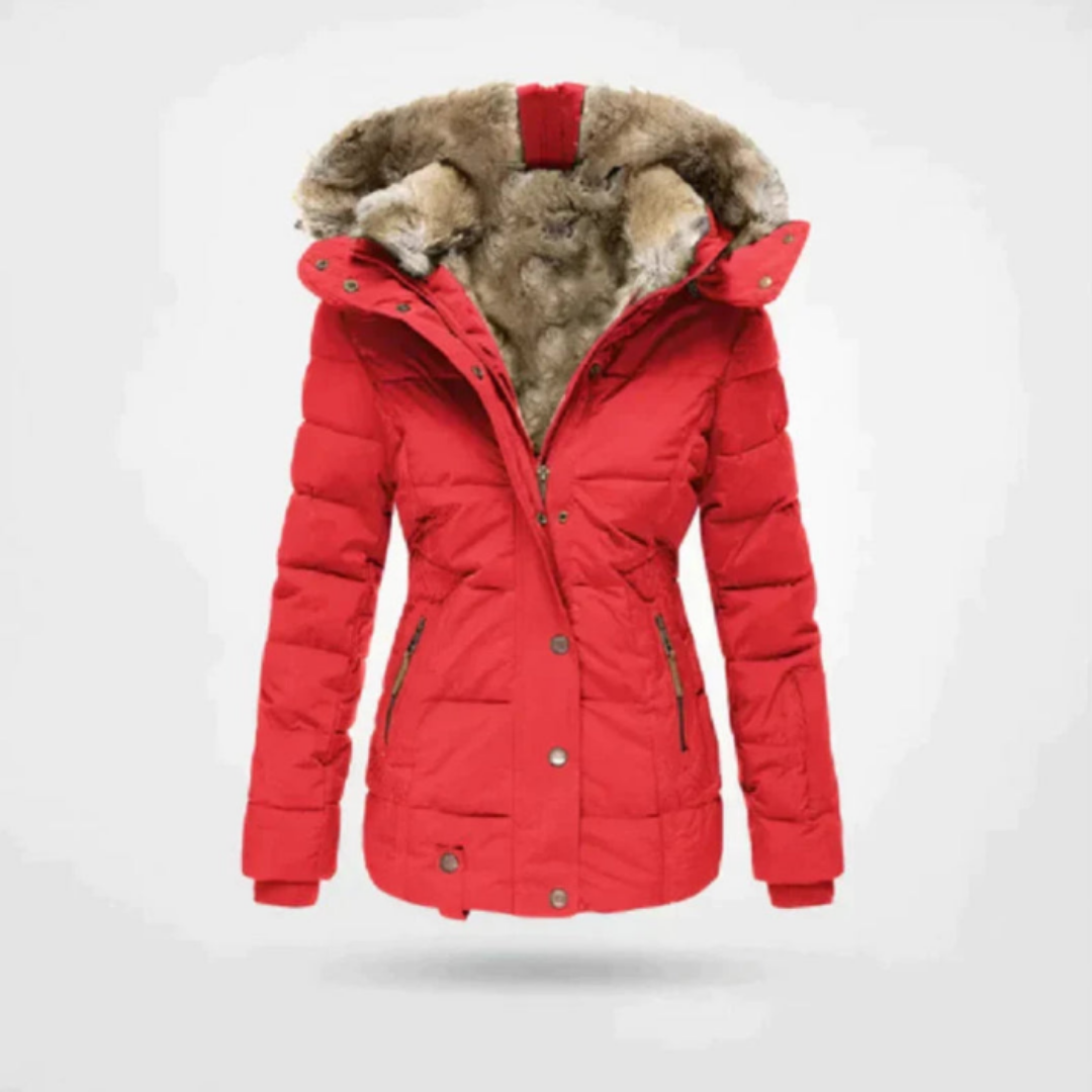 Women's Heated Winter Puffer Parka Jacket | Short