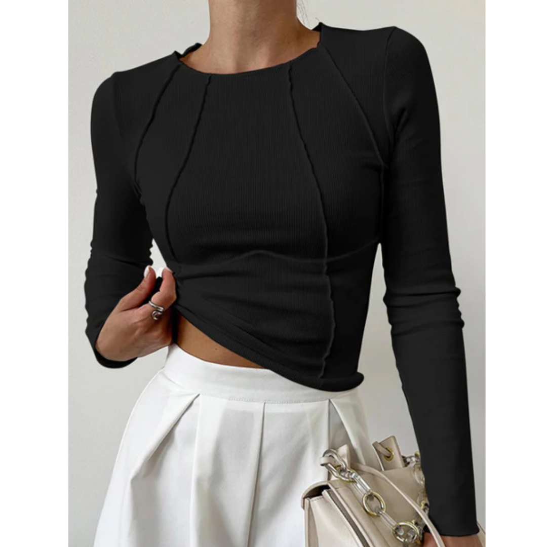 Women's Summer Crop Top | Long Sleeve