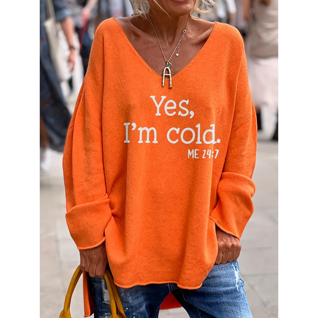 Women's Graphic Oversized Top | Long