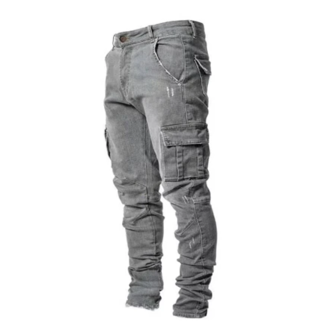 Julio | Herren Stylische Cargo Hose | Schmale Passform