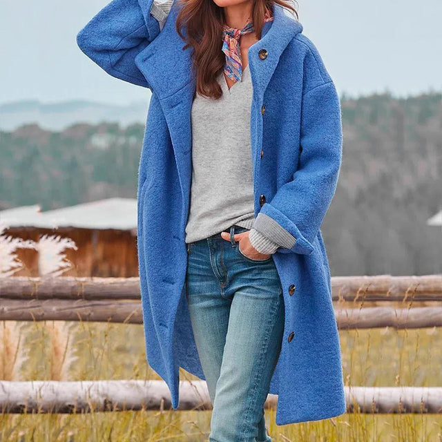 Eda | Damen Eleganter Winter Mantel | Warme