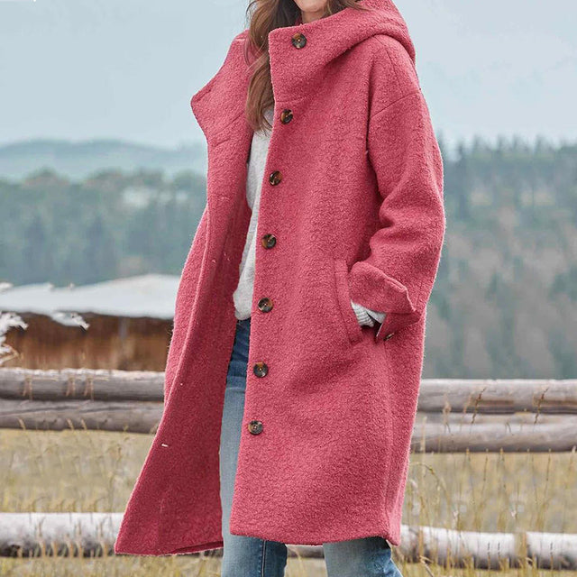 Eda | Damen Eleganter Winter Mantel | Warme