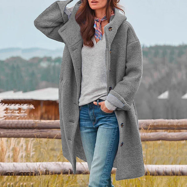 Eda | Damen Eleganter Winter Mantel | Warme