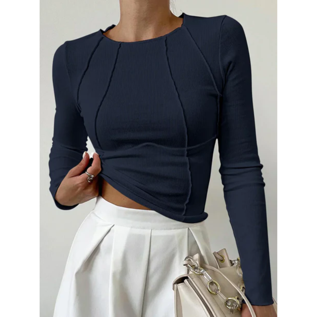 Women's Summer Crop Top | Long Sleeve