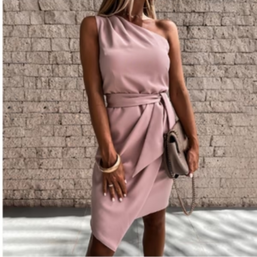 Women's Fancy One Shoulder Evening Dress | Mini