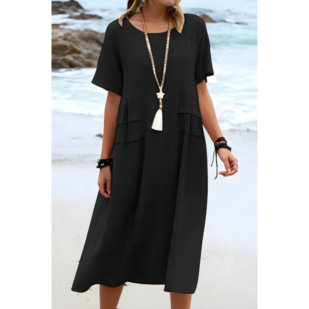 Women's Classic Summer Beach Dress | Midi