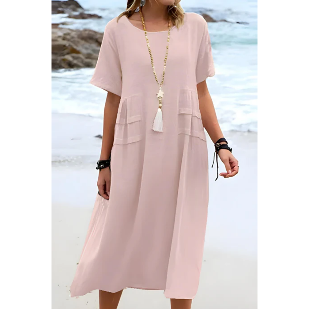 Women's Classic Summer Beach Dress | Midi