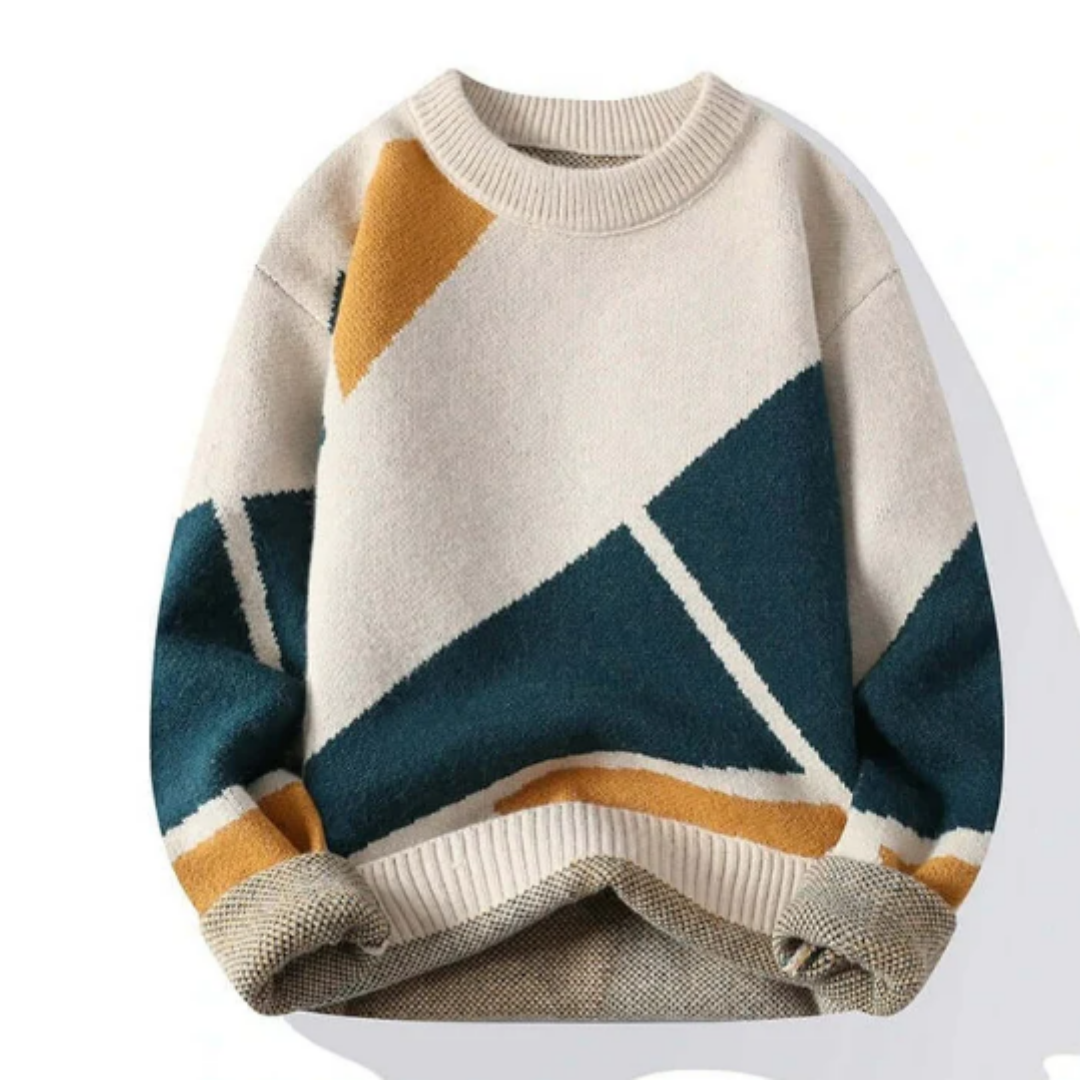 Men's Oversized Heated Long Sweater | Knitted