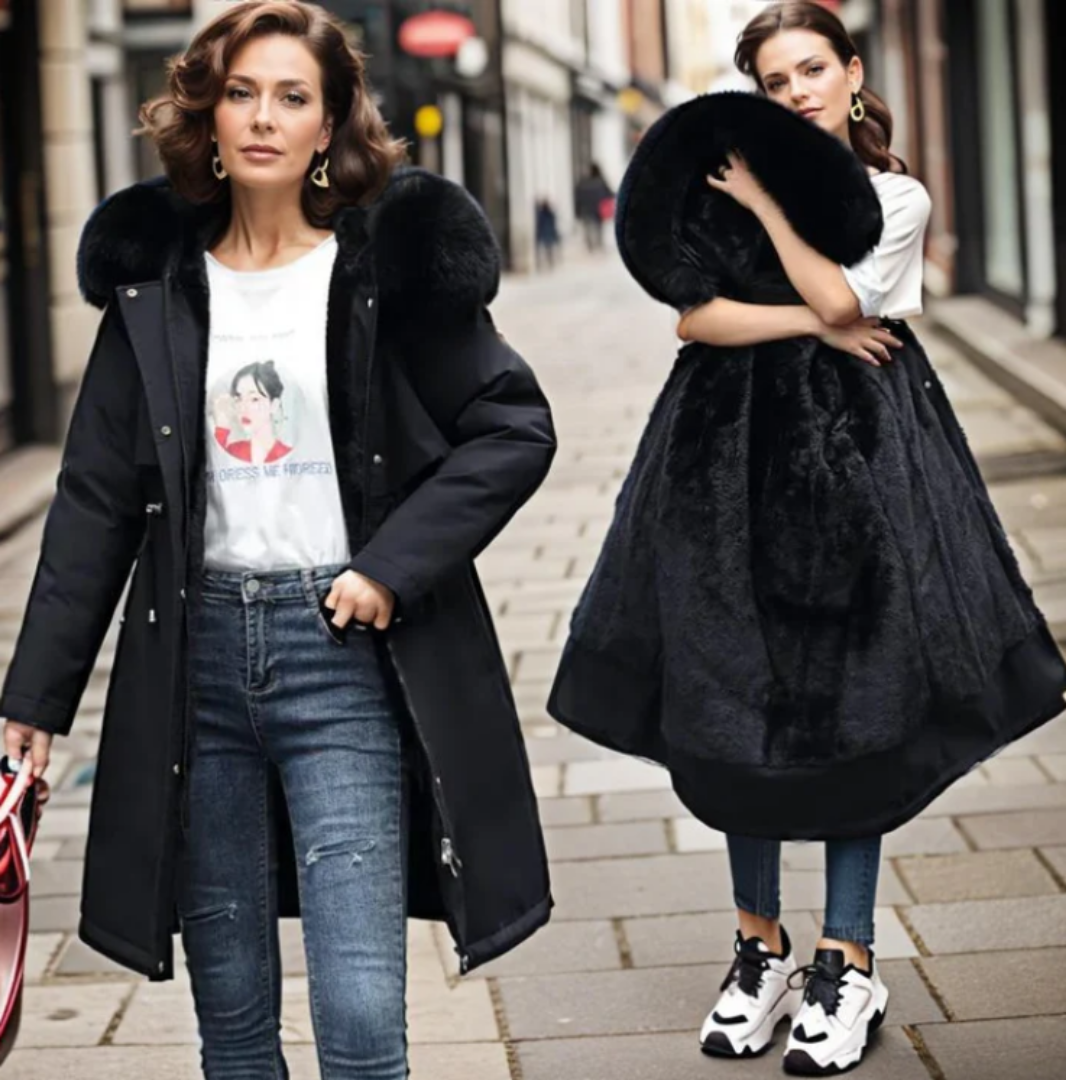 Women's Heated Winter Parka Jacket | Long