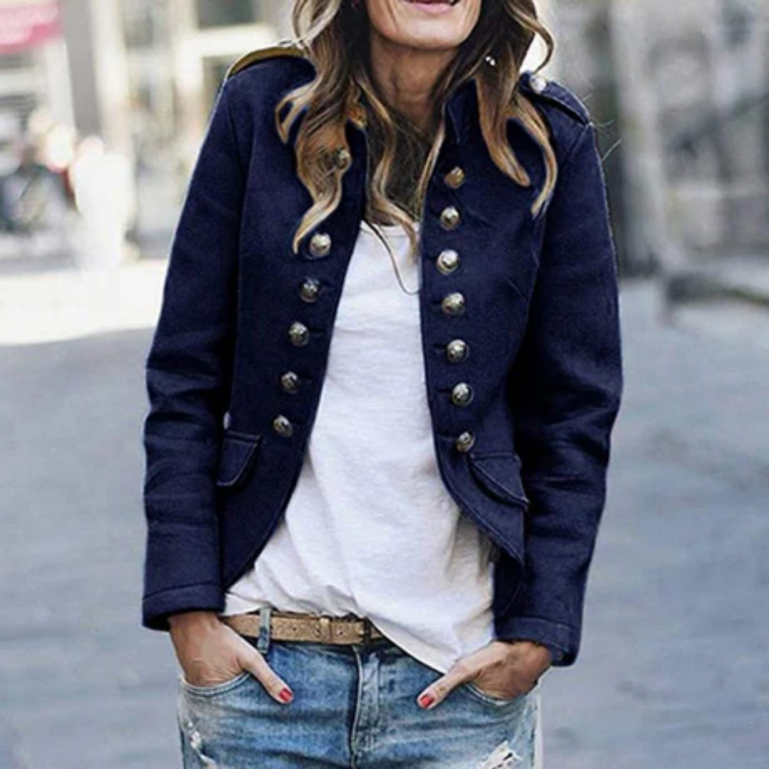 Women's Classic Vintage Long Sleeve Blazer | Lightweight