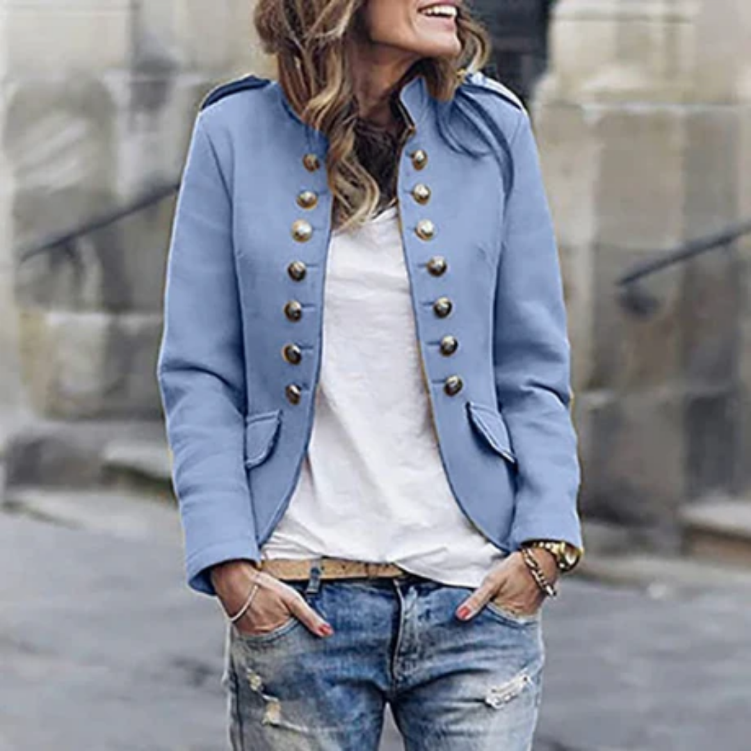 Women's Classic Vintage Long Sleeve Blazer | Lightweight