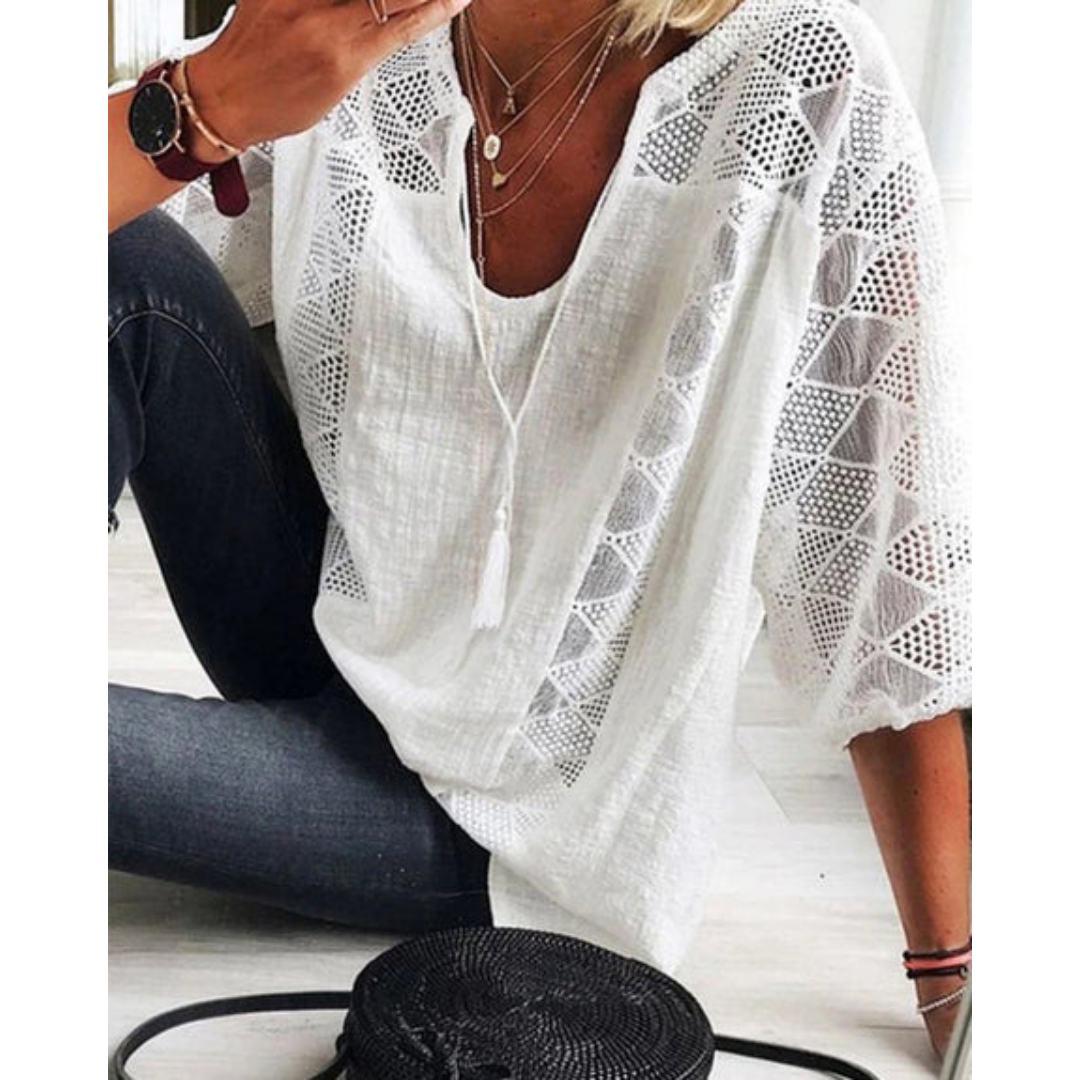 Women's Oversized Summer Beach Top | Long Sleeve