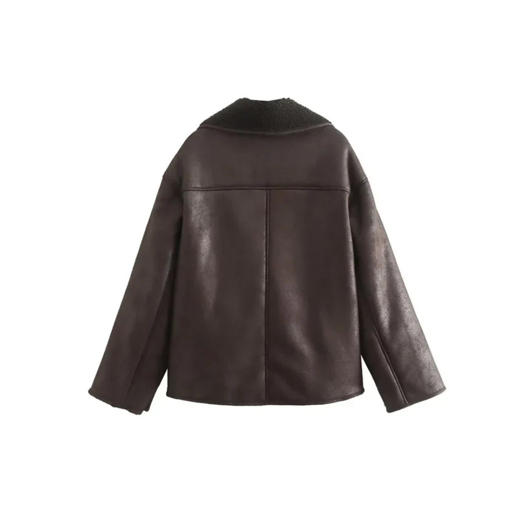 Olisia | Damen Warme Langarm Jacke | Winter