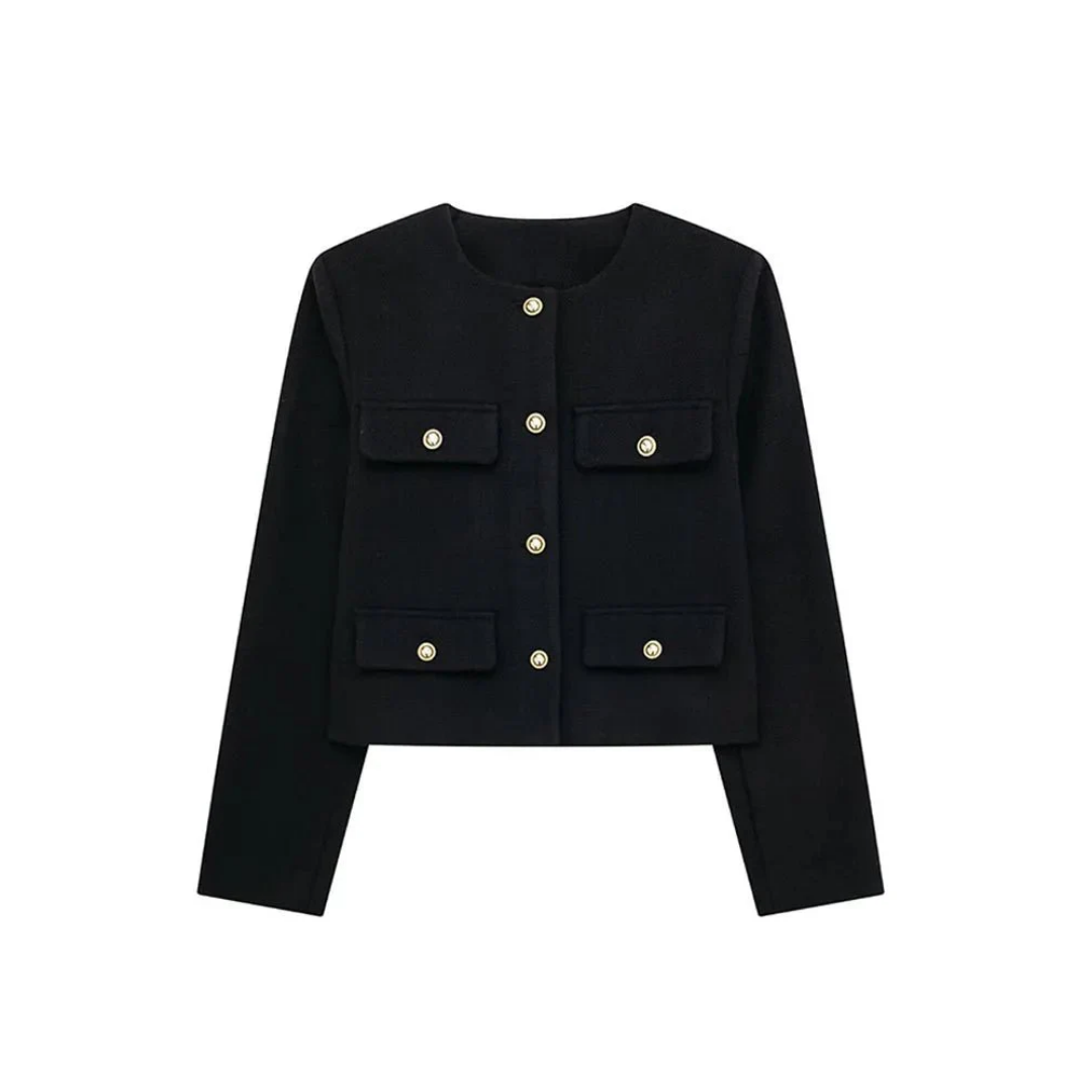 Women's Elegant Vintage Cropped Jacket | Spring