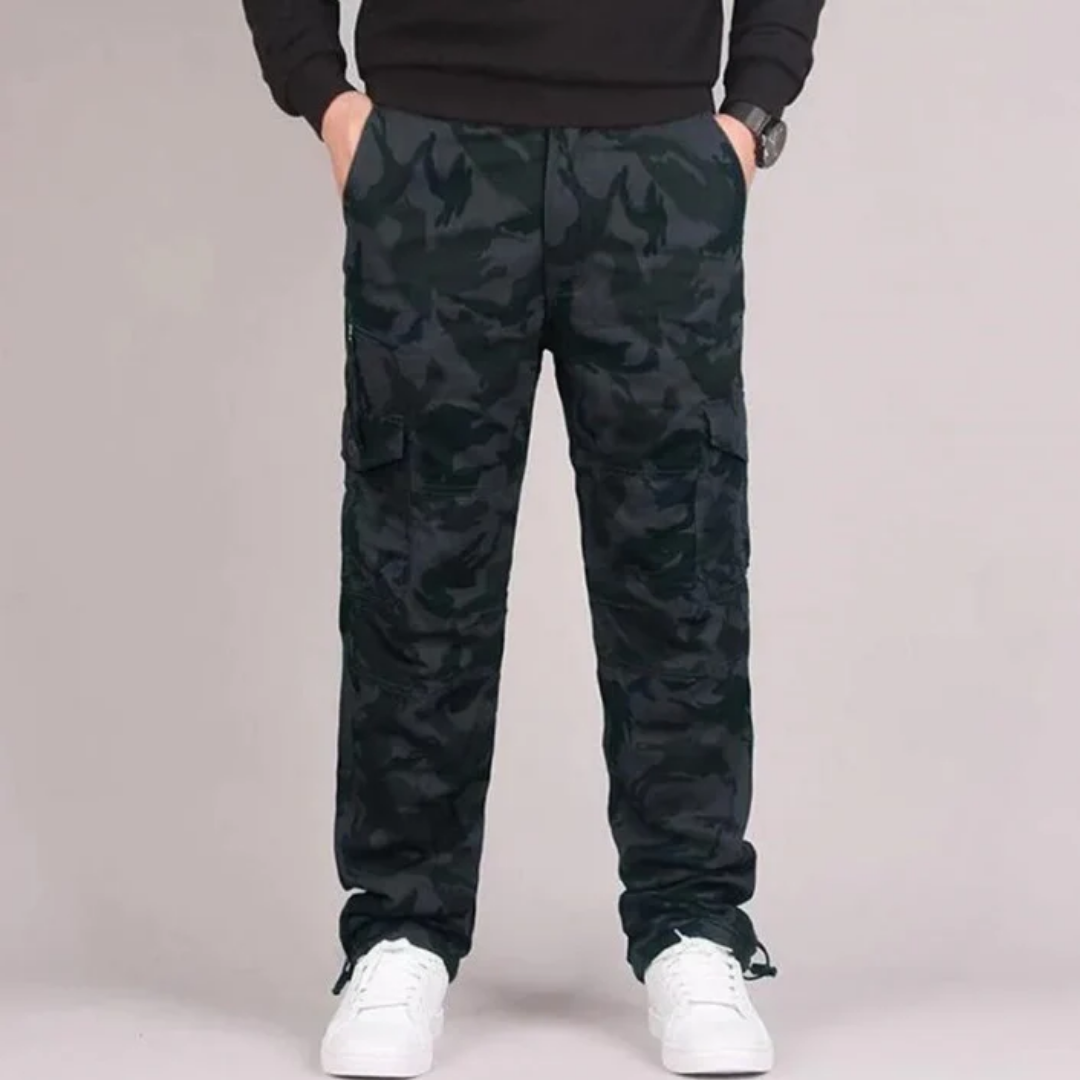 Men's Low Rise Cargo Pants With Zip Pockets | Walking
