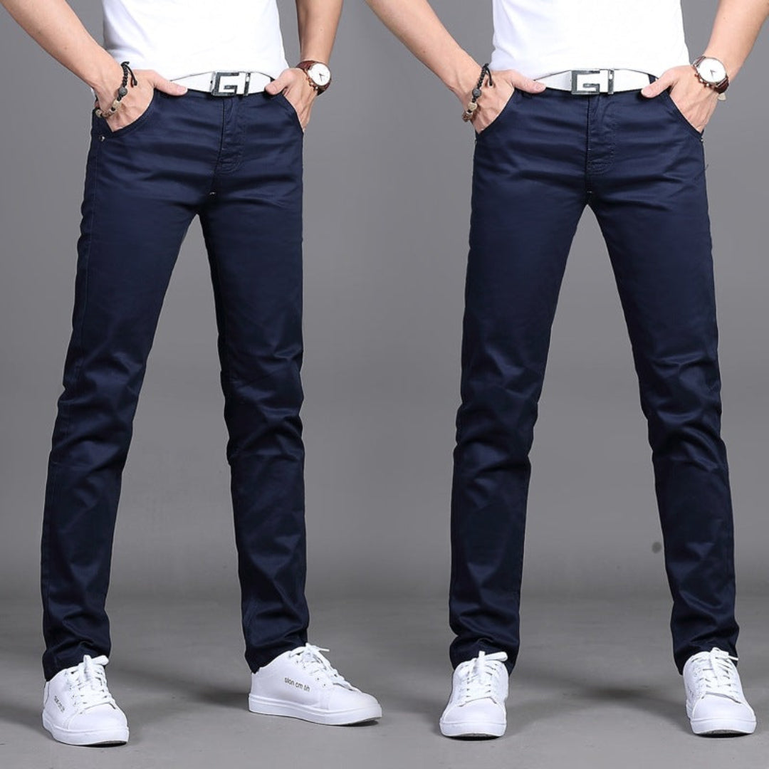 Herren Schlanke Passform Stretch Jeans | Stilvoll