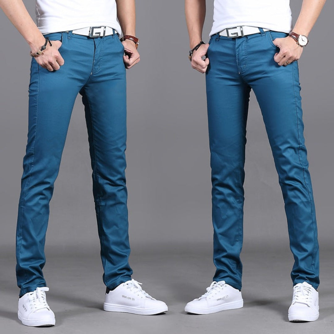 Herren Schlanke Passform Stretch Jeans | Stilvoll