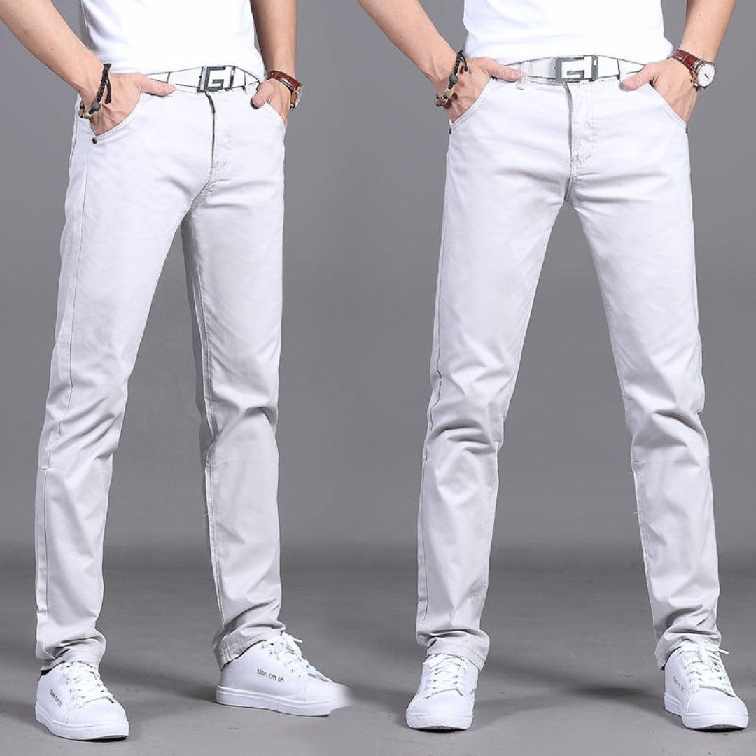 Herren Schlanke Passform Stretch Jeans | Stilvoll