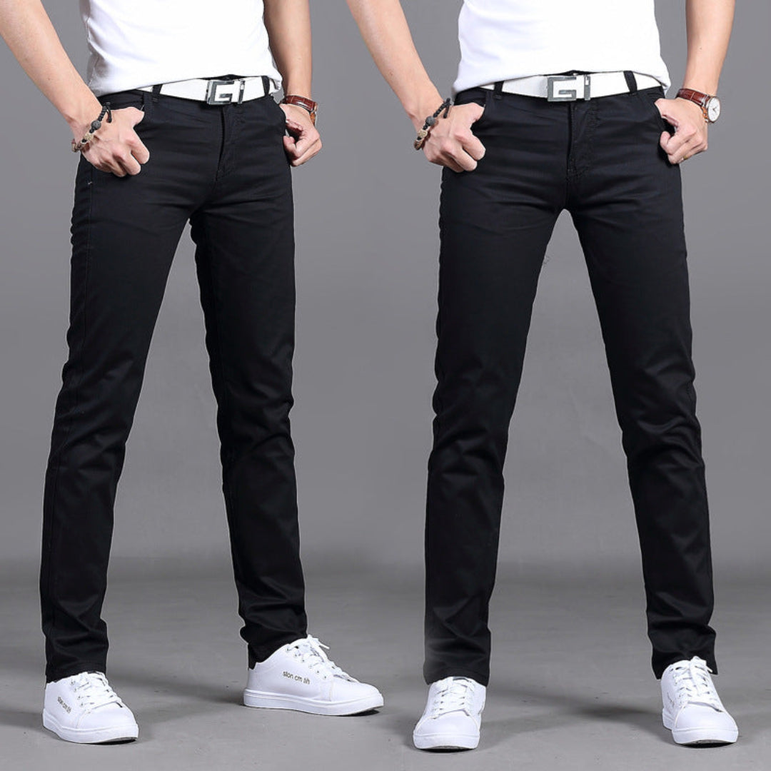 Herren Schlanke Passform Stretch Jeans | Stilvoll