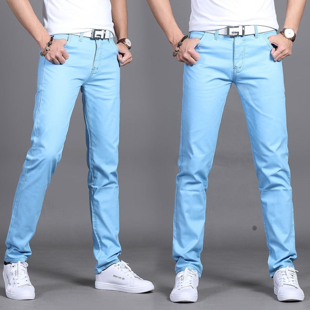 Herren Schlanke Passform Stretch Jeans | Stilvoll