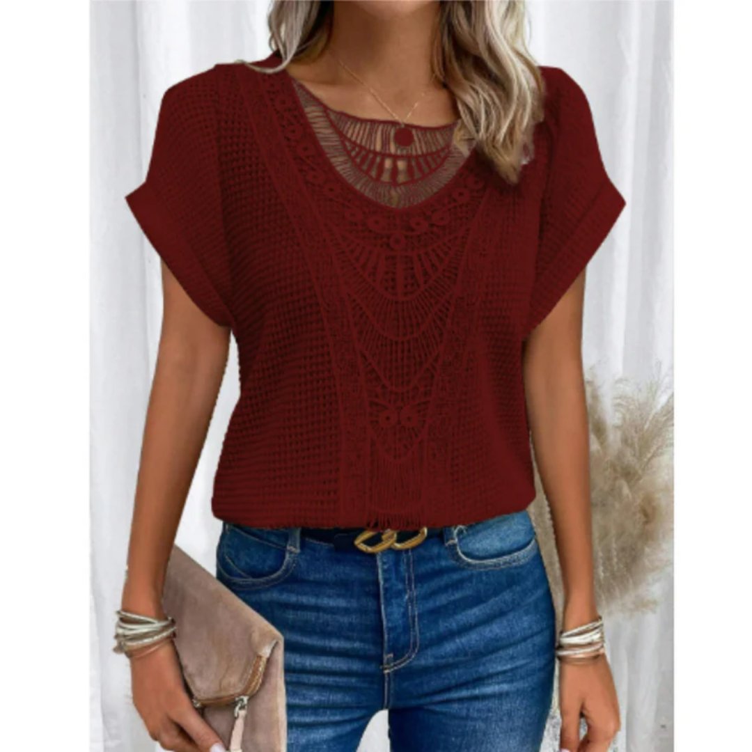 Women's Going Out Summer Blouse | Short Sleeve