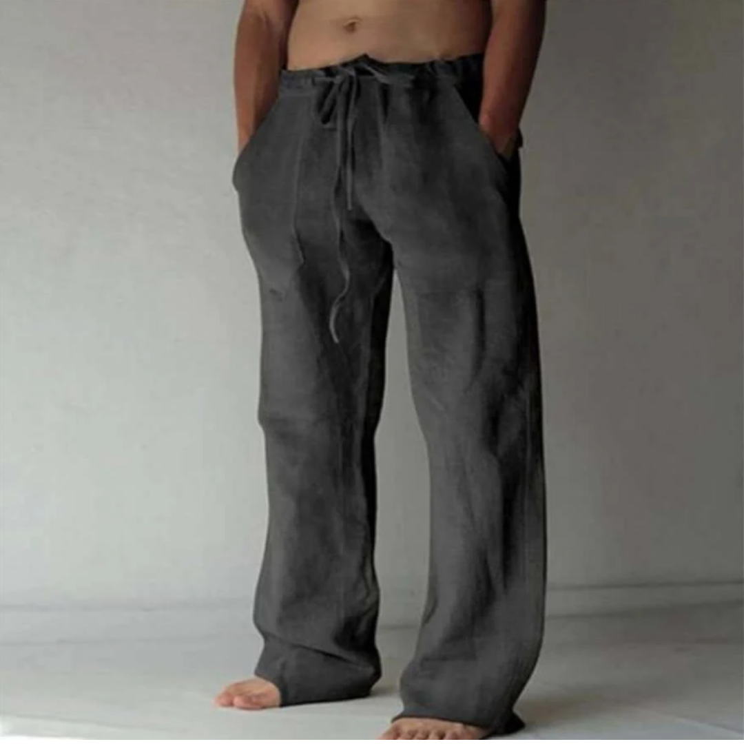 Men's Low Rise Summer Beach Pants | Wide Leg
