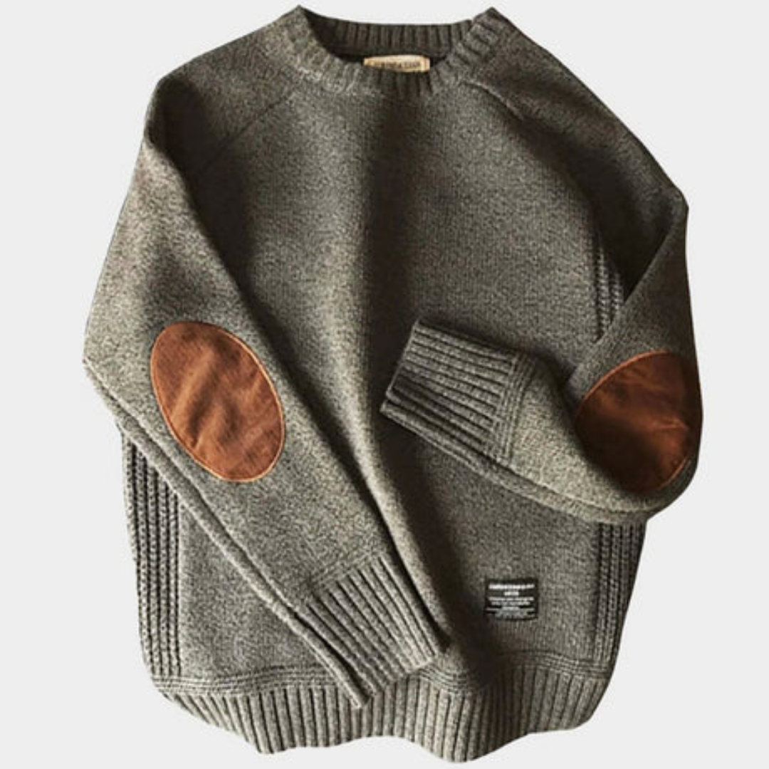 Men's Warm Oversized Knitted Sweater | Long