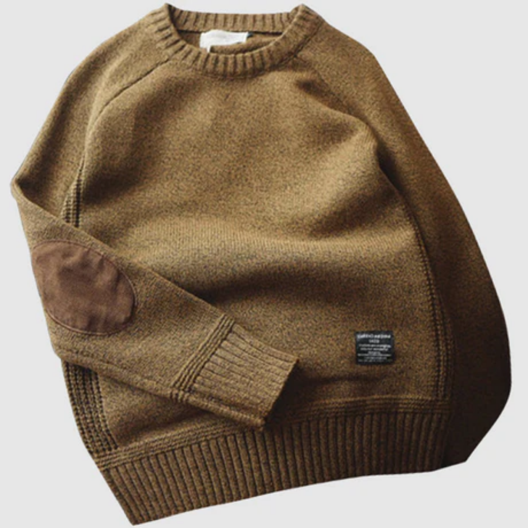 Men's Warm Oversized Knitted Sweater | Long