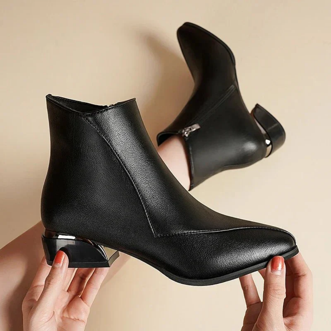 Women's Stylish Zip Up Ankle Boots | Walking