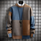 Herren Langarm Strick Warme Pullover | Rundhalsausschnitt
