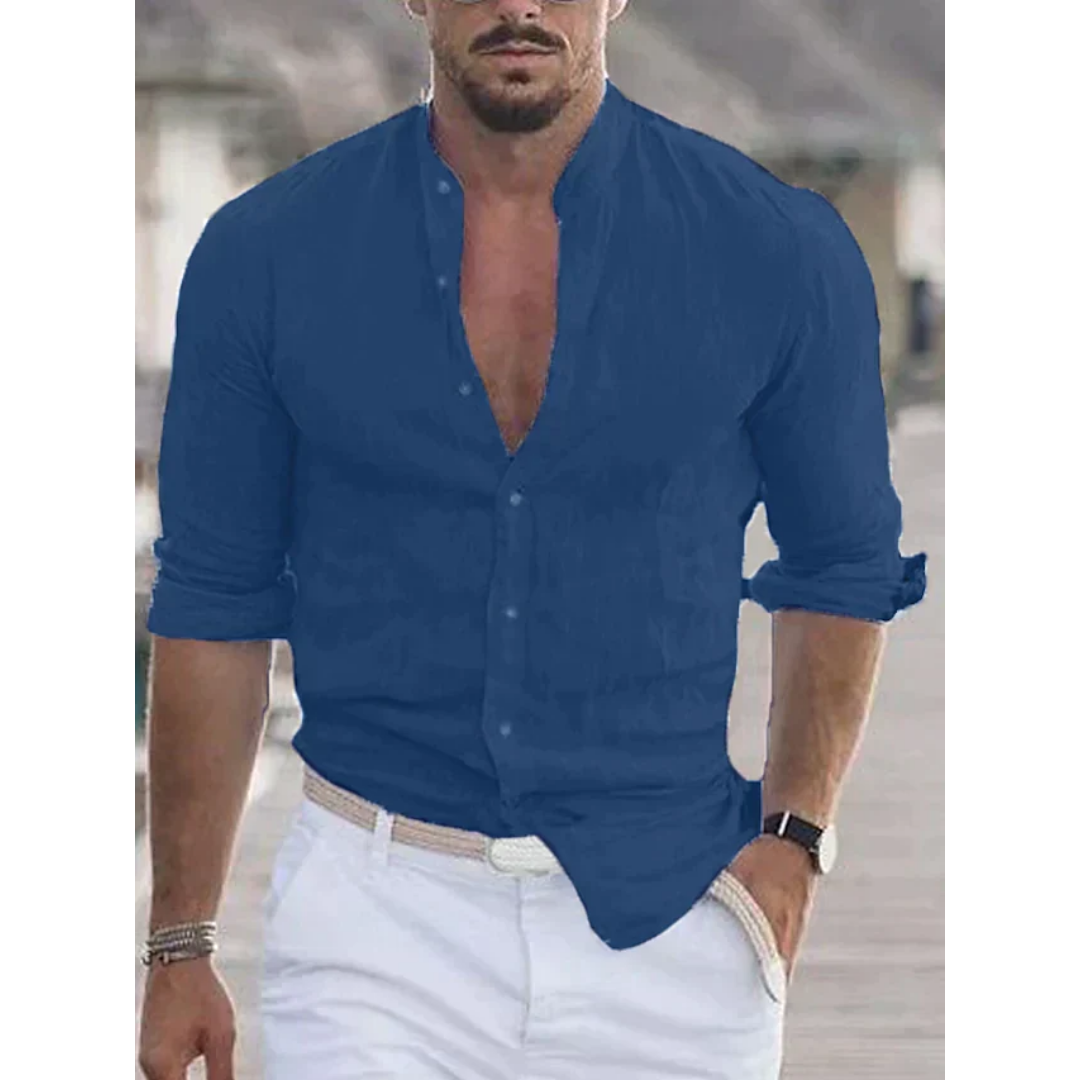 Men's Tight Long Sleeve Beach Shirt | Casual