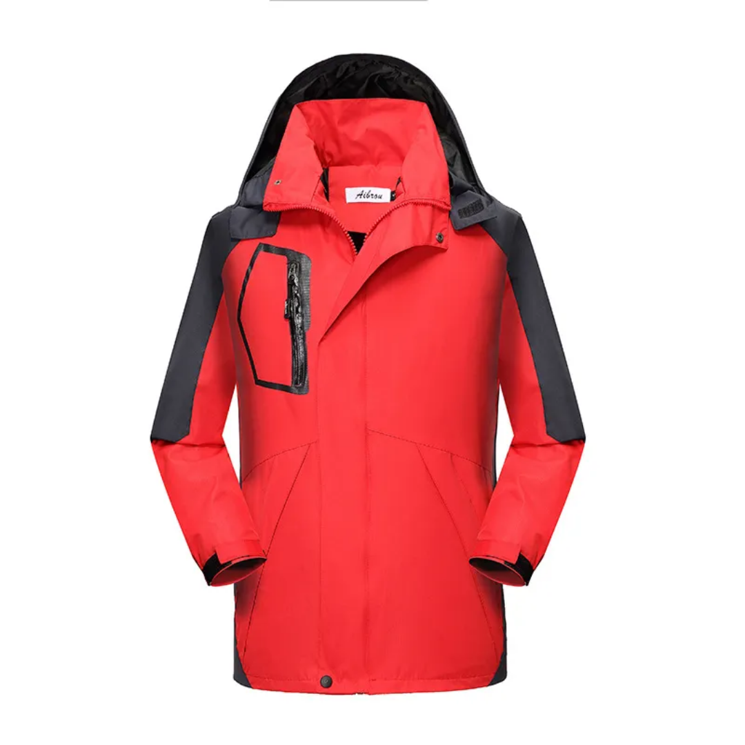 Men's Warm Winter Zip Up Jacket | Long