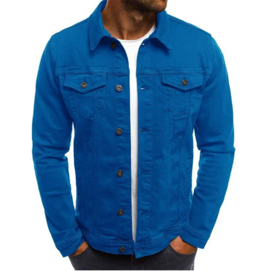 Men's Stylish Summer Button Down Jacket | Long