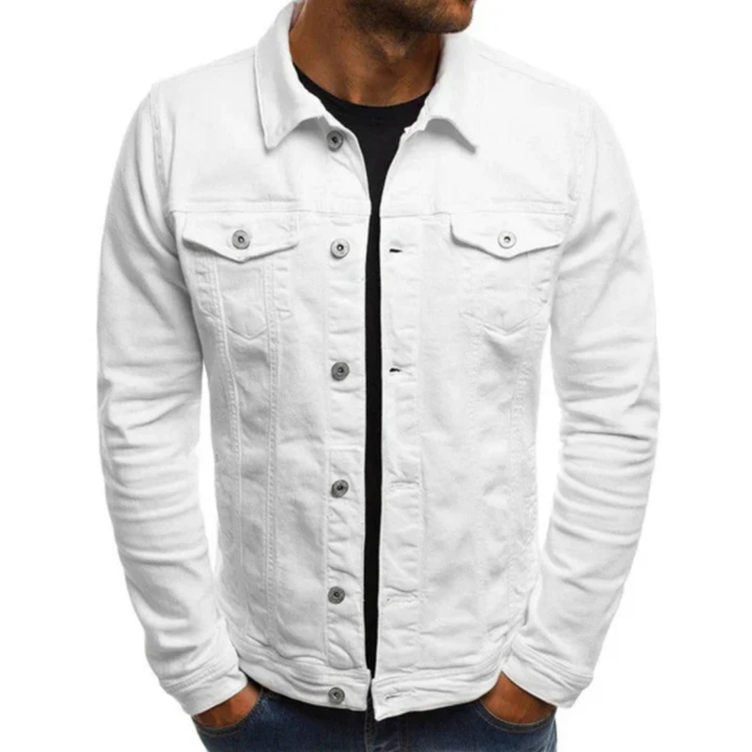 Men's Stylish Summer Button Down Jacket | Long