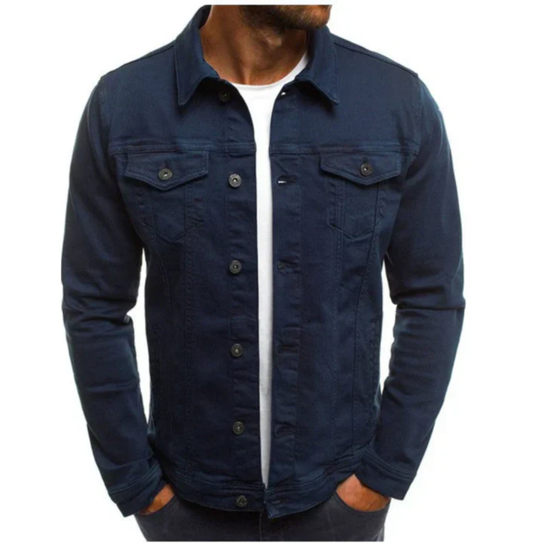 Men's Stylish Summer Button Down Jacket | Long