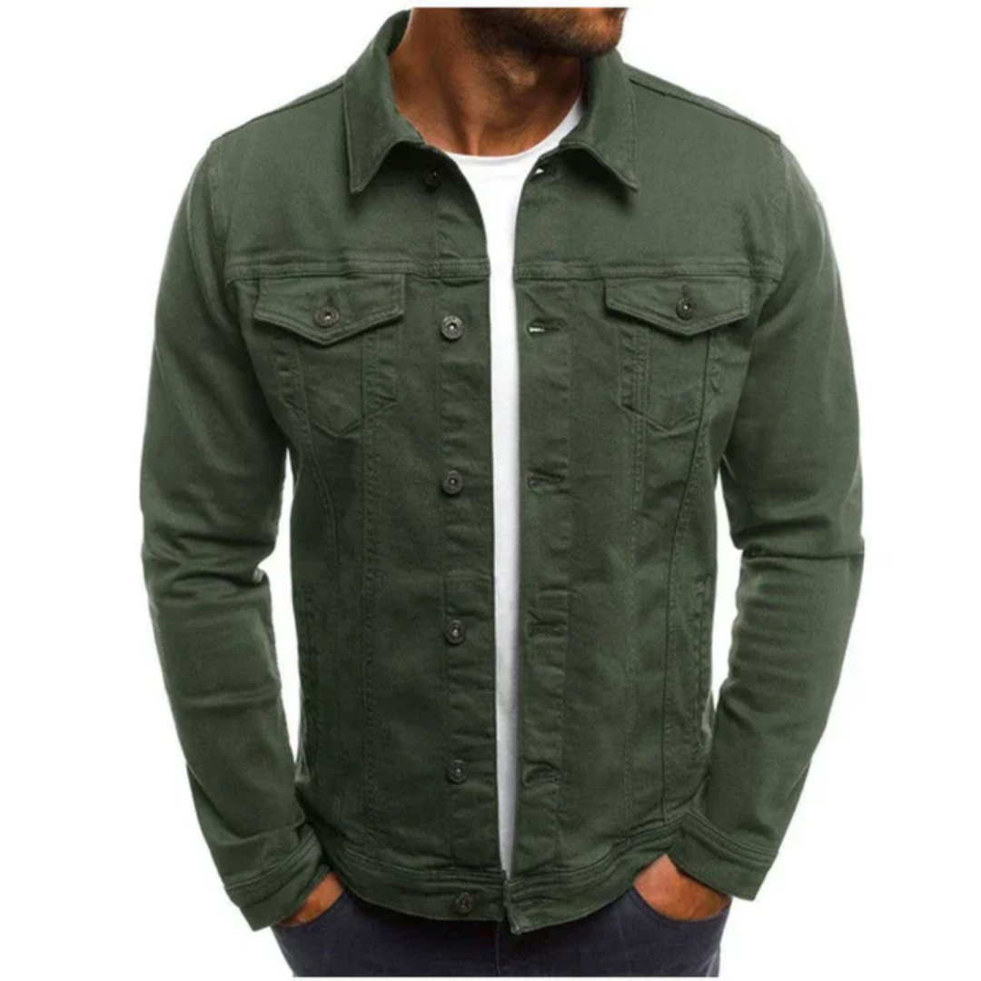 Men's Stylish Summer Button Down Jacket | Long