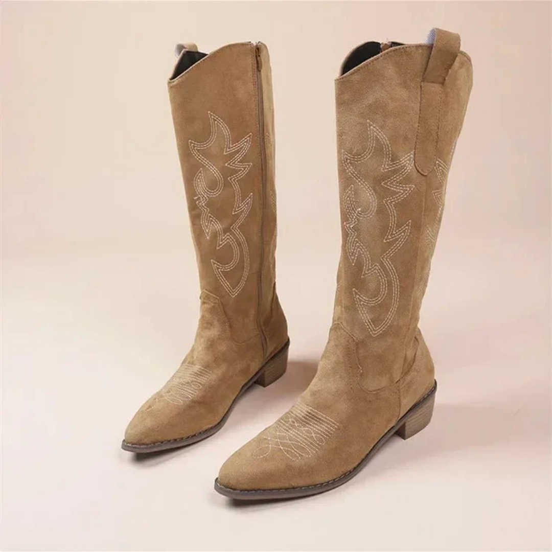 Women's Stylish Knee High Cowgirl Boots | Spring