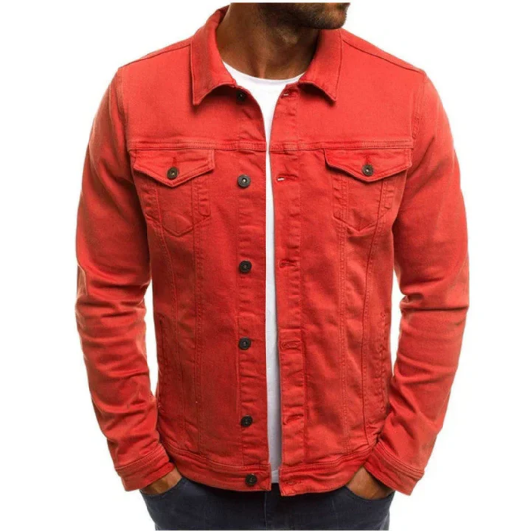 Men's Stylish Summer Button Down Jacket | Long